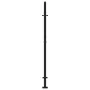 Puerta de jardín negra con diseño de carril de acero 105x155 cm by , garden gates - Ref: Foro24-4100981, Price: 206,09 €, Dis...