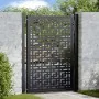 Puerta de jardín diseño en cruz de acero negra 105x130 cm von , Gartentore - Ref: Foro24-4101000, Preis: 209,23 €, Rabatt: %