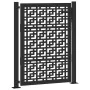 Puerta de jardín diseño en cruz de acero negra 105x130 cm von , Gartentore - Ref: Foro24-4101000, Preis: 209,23 €, Rabatt: %