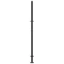 Puerta de jardín diseño en cruz de acero negra 105x180 cm by , garden gates - Ref: Foro24-4101002, Price: 258,59 €, Discount: %
