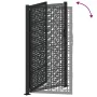 Puerta de jardín diseño en cruz de acero negra 105x180 cm by , garden gates - Ref: Foro24-4101002, Price: 258,59 €, Discount: %