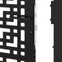 Puerta de jardín diseño en cruz de acero negra 105x180 cm by , garden gates - Ref: Foro24-4101002, Price: 258,59 €, Discount: %