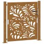 Puerta de jardín de acero desgastado diseño ondulado 105x105 cm von , Gartentore - Ref: Foro24-4100974, Preis: 166,13 €, Raba...