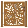 Puerta de jardín de acero desgastado diseño ondulado 105x105 cm von , Gartentore - Ref: Foro24-4100974, Preis: 166,13 €, Raba...