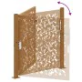 Puerta de jardín de acero desgastado diseño ondulado 105x105 cm von , Gartentore - Ref: Foro24-4100974, Preis: 166,13 €, Raba...