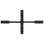 Pata de mesa comedor forma araña negra 120x68x(72-73) cm acero de , Patas para mesas - Ref: Foro24-4013112, Precio: 152,31 €,...