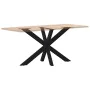 Pata de mesa comedor forma araña negra 120x68x(72-73) cm acero de , Patas para mesas - Ref: Foro24-4013112, Precio: 152,31 €,...