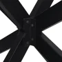 Pata de mesa comedor forma araña negra 120x68x(72-73) cm acero de , Patas para mesas - Ref: Foro24-4013112, Precio: 152,31 €,...