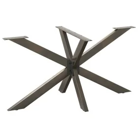 Pata mesa comedor forma araña natural 150x78x(72-73) cm acero by , Table legs - Ref: Foro24-4013119, Price: 141,88 €, Discoun...