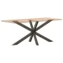 Pata mesa comedor forma araña natural 150x78x(72-73) cm acero von , Tischbeine - Ref: Foro24-4013119, Preis: 154,42 €, Rabatt: %