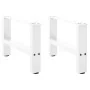 Patas de mesa de centro blanco 2uds acero 50x(30-31) cm von , Tischbeine - Ref: Foro24-4013261, Preis: 61,24 €, Rabatt: %