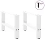 Patas de mesa de centro blanco 2uds acero 50x(30-31) cm von , Tischbeine - Ref: Foro24-4013261, Preis: 61,24 €, Rabatt: %