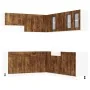 Mueble cocina Kalmar roble ahumado 11 pzas madera contrachapada de , Armarios de cocina - Ref: Foro24-3314916, Precio: 716,99...