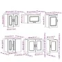 Mueble cocina Kalmar roble ahumado 11 pzas madera contrachapada de , Armarios de cocina - Ref: Foro24-3314916, Precio: 716,99...