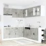 Mueble cocina Porto gris hormigón 11 pzas madera contrachapada by , Kitchen cabinets - Ref: Foro24-3314935, Price: 704,72 €, ...