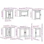 Mueble cocina Porto gris hormigón 11 pzas madera contrachapada by , Kitchen cabinets - Ref: Foro24-3314935, Price: 704,72 €, ...