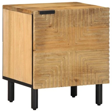 Mesilla de noche marrón 40x33x46 cm madera maciza mango de , Mesitas de noche - Ref: Foro24-4017716, Precio: 60,50 €, Descuen...