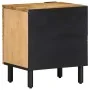 Mesilla de noche marrón 40x33x46 cm madera maciza mango de , Mesitas de noche - Ref: Foro24-4017716, Precio: 60,50 €, Descuen...