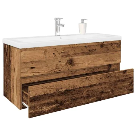 Mueble lavabo con lavabo integrado y grifo madera vieja von , Badezimmerwaschtische - Ref: Foro24-3328937, Preis: 334,81 €, R...