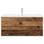 Mueble lavabo con lavabo integrado y grifo madera vieja von , Badezimmerwaschtische - Ref: Foro24-3328937, Preis: 334,81 €, R...