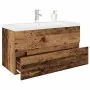 Mueble lavabo con lavabo integrado y grifo madera vieja by , bathroom vanities - Ref: Foro24-3328935, Price: 304,70 €, Discou...