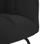 Sillón mecedora con taburete tela negro by , Rocking chairs - Ref: Foro24-4016802, Price: 132,60 €, Discount: %
