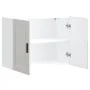 Armario pared cocina Porto madera ingeniería blanca alto brillo de , Armarios de cocina - Ref: Foro24-854069, Precio: 85,60 €...