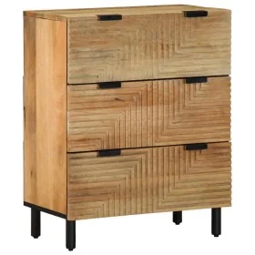 Aparador marrón 60x33x75 cm madera maciza mango von , Schließfächer und Lagerschränke - Ref: Foro24-4017723, Preis: 177,14 €,...
