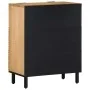 Aparador marrón 60x33x75 cm madera maciza mango by , Lockers and storage cabinets - Ref: Foro24-4017723, Price: 177,14 €, Dis...