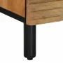Aparador marrón 60x33x75 cm madera maciza mango by , Lockers and storage cabinets - Ref: Foro24-4017723, Price: 177,14 €, Dis...