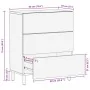 Aparador marrón 60x33x75 cm madera maciza mango by , Lockers and storage cabinets - Ref: Foro24-4017723, Price: 177,14 €, Dis...
