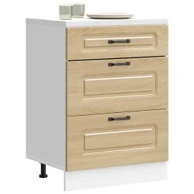 Mueble bajo de cocina Kalmar madera ingeniería de roble sonoma by , Kitchen cabinets - Ref: Foro24-854282, Price: 113,98 €, D...