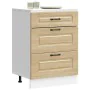 Mueble bajo de cocina Kalmar madera ingeniería de roble sonoma de , Armarios de cocina - Ref: Foro24-854282, Precio: 113,52 €...