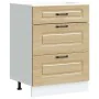 Mueble bajo de cocina Kalmar madera ingeniería de roble sonoma de , Armarios de cocina - Ref: Foro24-854282, Precio: 113,52 €...