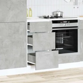 Armario bajo de madera de ingeniería gris hormigón 40x46x81,5cm von , Küchenschränke - Ref: Foro24-854214, Preis: 87,41 €, Ra...