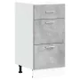 Armario bajo de madera de ingeniería gris hormigón 40x46x81,5cm by , Kitchen cabinets - Ref: Foro24-854214, Price: 87,37 €, D...