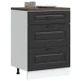 Mueble bajo de cocina Kalmar madera de ingeniería negra von , Küchenschränke - Ref: Foro24-854280, Preis: 121,08 €, Rabatt: %