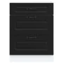 Mueble bajo de cocina Kalmar madera de ingeniería negra von , Küchenschränke - Ref: Foro24-854280, Preis: 121,08 €, Rabatt: %
