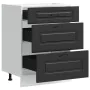 Mueble bajo de cocina Kalmar madera de ingeniería negra von , Küchenschränke - Ref: Foro24-854280, Preis: 121,08 €, Rabatt: %