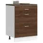 Armario bajo de cocina de madera de ingeniería de roble marrón von , Küchenschränke - Ref: Foro24-854256, Preis: 103,30 €, Ra...