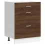 Armario bajo de cocina de madera de ingeniería de roble marrón von , Küchenschränke - Ref: Foro24-854256, Preis: 103,30 €, Ra...