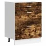 Mueble bajo de cocina de madera de ingeniería de roble ahumado von , Küchenschränke - Ref: Foro24-854254, Preis: 94,28 €, Rab...