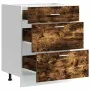 Mueble bajo de cocina de madera de ingeniería de roble ahumado von , Küchenschränke - Ref: Foro24-854254, Preis: 94,28 €, Rab...