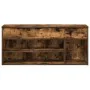 Banco zapatero madera de ingeniería roble ahumado 102x30,5x45cm de , Zapateros y organizadores de calzado - Ref: Foro24-85914...