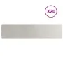Bordes para césped 20 uds 25x103 cm acero inoxidable von , Garteneinfassung und Einfassung - Ref: Foro24-860176, Preis: 239,0...