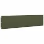 Bordes césped 10 uds acero laminado frío verde oliva 25x103 cm de , Ribetes y bordes para jardín - Ref: Foro24-860169, Precio...