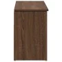 Banco zapatero madera de ingeniería marrón roble 102x30,5x45 cm by , Shoe racks and shoe organizers - Ref: Foro24-859142, Pri...