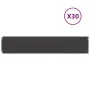 Bordes para césped 30 uds acero laminado frío negro 20x103 cm de , Ribetes y bordes para jardín - Ref: Foro24-860160, Precio:...