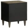 Mesitas noche 2 uds madera maciza mango gris claro 40x33x46 cm by , Nightstands - Ref: Foro24-4017789, Price: 96,05 €, Discou...