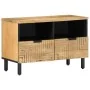 Mueble de TV madera maciza mango marrón 70x33x46 cm by , CD and DVD storage - Ref: Foro24-4017721, Price: 99,29 €, Discount: %
